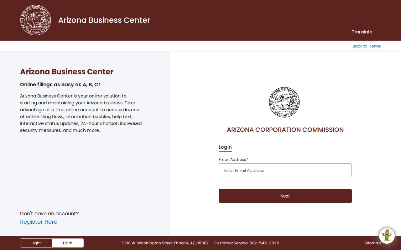 Chandler residents directory Arizona Corporation Commission entity search