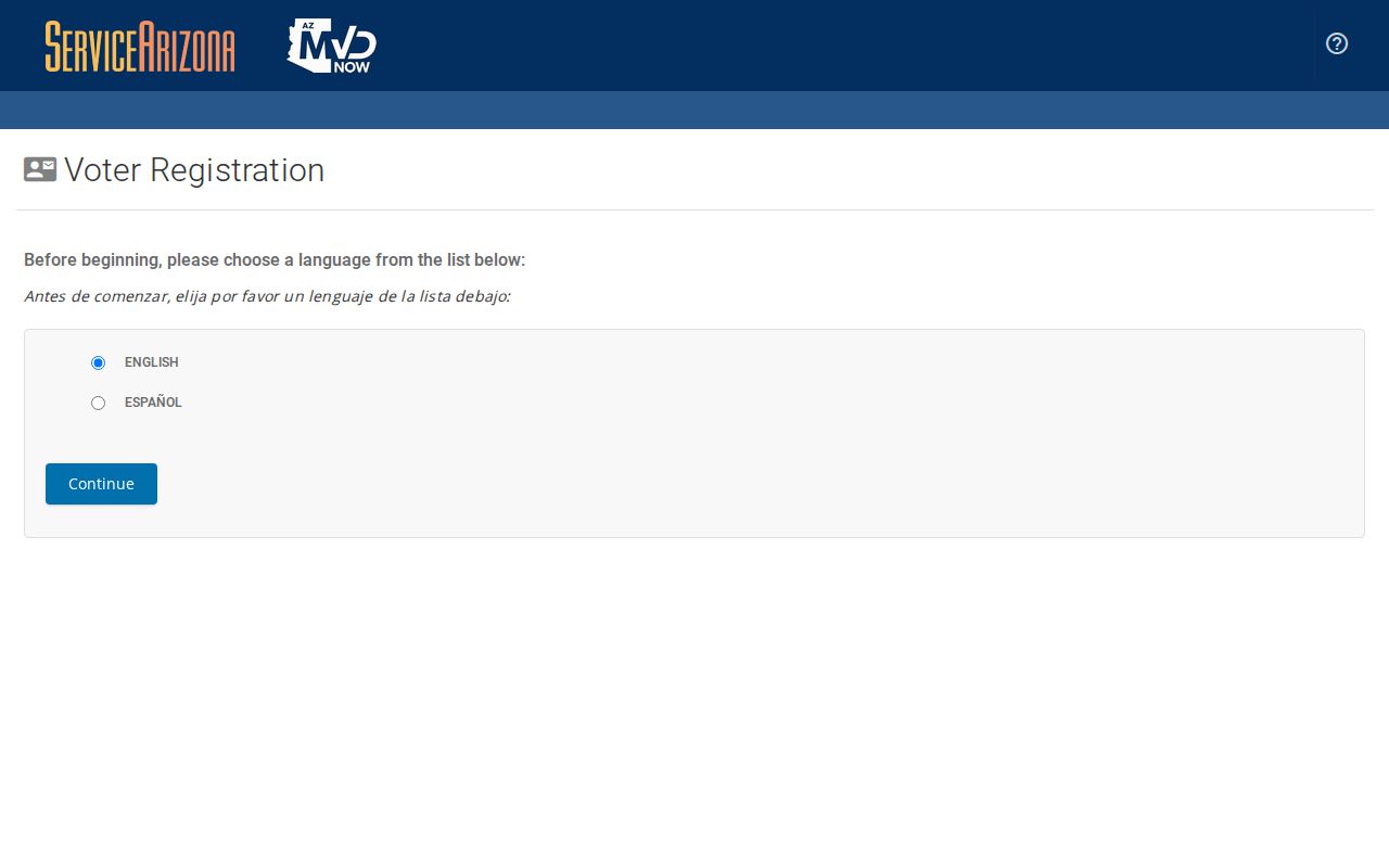 Chandler resident lookup through individualized Arizona voter status verification