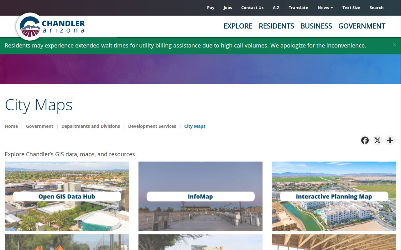 Chandler ZIP code directory official city ZIP maps